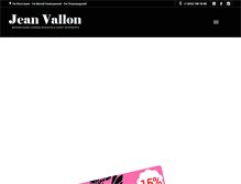 Tablet Screenshot of jeanvallon.ru